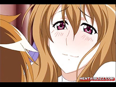 Молодой человек ебёт на полу аниме девку с огромными сиськами