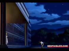 Молодой человек ебёт на полу аниме девку с огромными сиськами