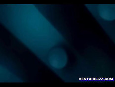 Сисястая аниме девка сосала в позе 69 и ебалась раком в бассейне