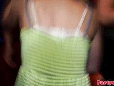 Европейские девки танцевали и ебались с приглашёнными парнями