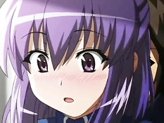 Перевозбудившийся бойфренд оттрахал хентай подружку в одежде