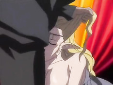 Светловолосая эльфийская девушка сосёт член и трахается раком