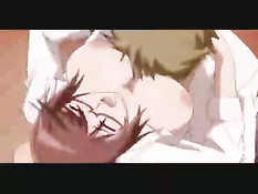 Очкастая хентай подруга в чулках подрочила ногами и села на член