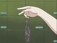 Возбуждённая хентай подруга повалила парня на пол и села на хуй