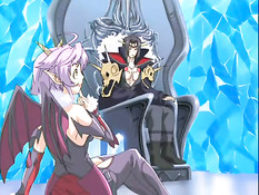 Возбуждённая хентай подруга повалила парня на пол и села на хуй