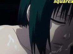 Очкарик насадил на член светловолосую хентай девку с хвостиками