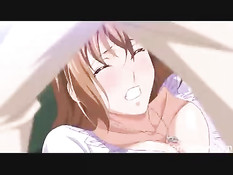 Отодрал на полу в позе раком и обкончал сисястую хентай девушку