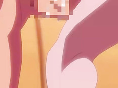 Хентай девчонка сосёт парню член и дрочит своей большой грудью