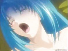 Хентай лесбиянки страстно целовались и тёрлись влажными кисками