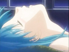 Хентай лесбиянки страстно целовались и тёрлись влажными кисками