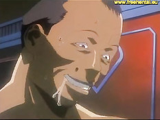 Похотливые мужики трахают хентай девчонку с короткой стрижкой