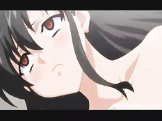 Развратная хентай девушка в колготках отсасывает мужчинам члены