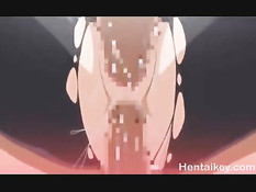 Развратная хентай девушка в колготках отсасывает мужчинам члены