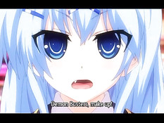 Сисястые хентай девки занимаются сексом с парнями и щупальцами