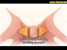 Сисястые хентай девки занимаются сексом с парнями и щупальцами