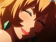 Горячая хентай девка дрочила большими сиськами и ебалась раком