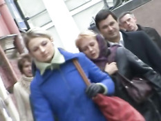 Блондиночка из Санкт-Петербурга на кастинге ебётся с иностранцем