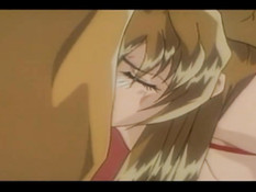 Связанной хентай блондинке пришлось отсасывать мужчине пенис