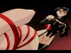 Связанной хентай блондинке пришлось отсасывать мужчине пенис