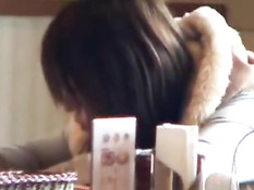 Возбуждённый парень дал отсосать японской девке и отымел раком