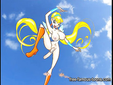 Горячие аниме лесбиянки использовали фаллоимитаторы и страпоны