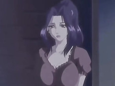 Пожилой мужчина отъебал большим членом сисястую хентай девку