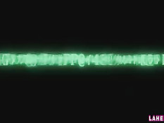 Грудастая хентай женщина в очках повалила парня и села на член