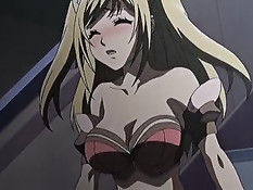 Сексуальная хентай девушка в костюме кошки ебётся с очкариком