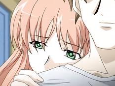 Разбуженная хентай подруга набросилась на парня и села на член