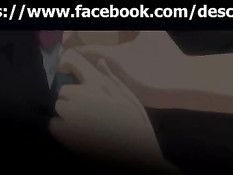 Ласковая хентай девка расстегнула парню ширинку и отсосала член