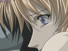 Чувственная хентай девка занимается сексом с молодым человеком