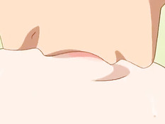 Грудастая хентай блондинка пришла к пареньку и занялась сексом