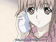 Парень поцеловал грудастую хентай девушку и отодрал на кровати