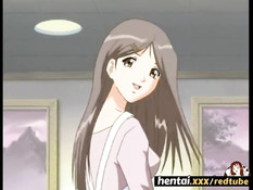 Возбуждённые хентай девчонки отсасывают приятелю член в кафе