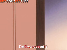 Вылизал грудь хентай девке с голубыми волосами и отымел в киску