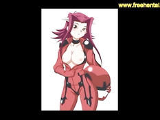 Пышногрудые хентай девки любят дрочить парням члены сиськами