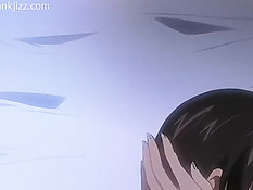 Снял лифчик и трусики с хентай подруги и отодрал в мокрую киску