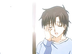 Снял лифчик и трусики с хентай подруги и отодрал в мокрую киску