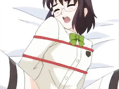 Сделал фистинг рыжей хентай подружке и лёг на девчонку сверху