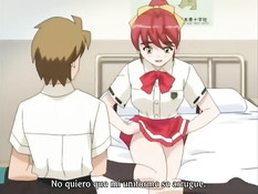 Сделал фистинг рыжей хентай подружке и лёг на девчонку сверху