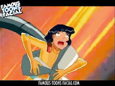 Робот хватает аниме девушек и вставляет щупальцы в киску и анус