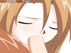 Сиськастая хентай мамочка с дочерью затрахали молодого паренька