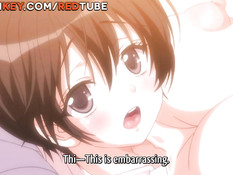 Мужчина в вагоне метро отымел в киску грудастую хентай девчонку