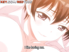 Мужчина в вагоне метро отымел в киску грудастую хентай девчонку