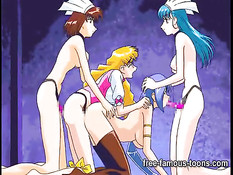 Эти сексуальные аниме девушки постоянно используют вибраторы