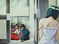 Бойфренд лижет киску хентай девушке с косичками и трахает раком