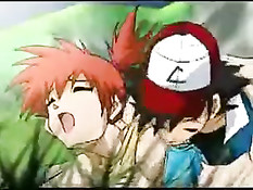 Герой сериала Покемоны Эш Кетчум трахает рыжую девушку Мисти