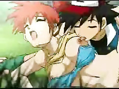 Герой сериала Покемоны Эш Кетчум трахает рыжую девушку Мисти