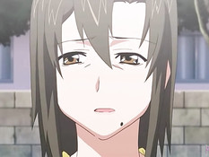 Грудастая хентай барменша отсосала у парня член и уселась сверху