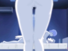 Грудастая хентай барменша отсосала у парня член и уселась сверху